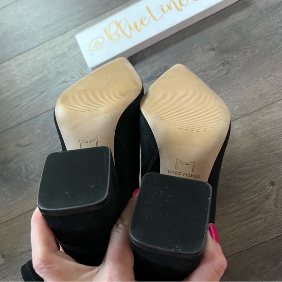 Marc Fisher Larry Pointed Toe Sock Booties NWOT - Picture 7 of 7